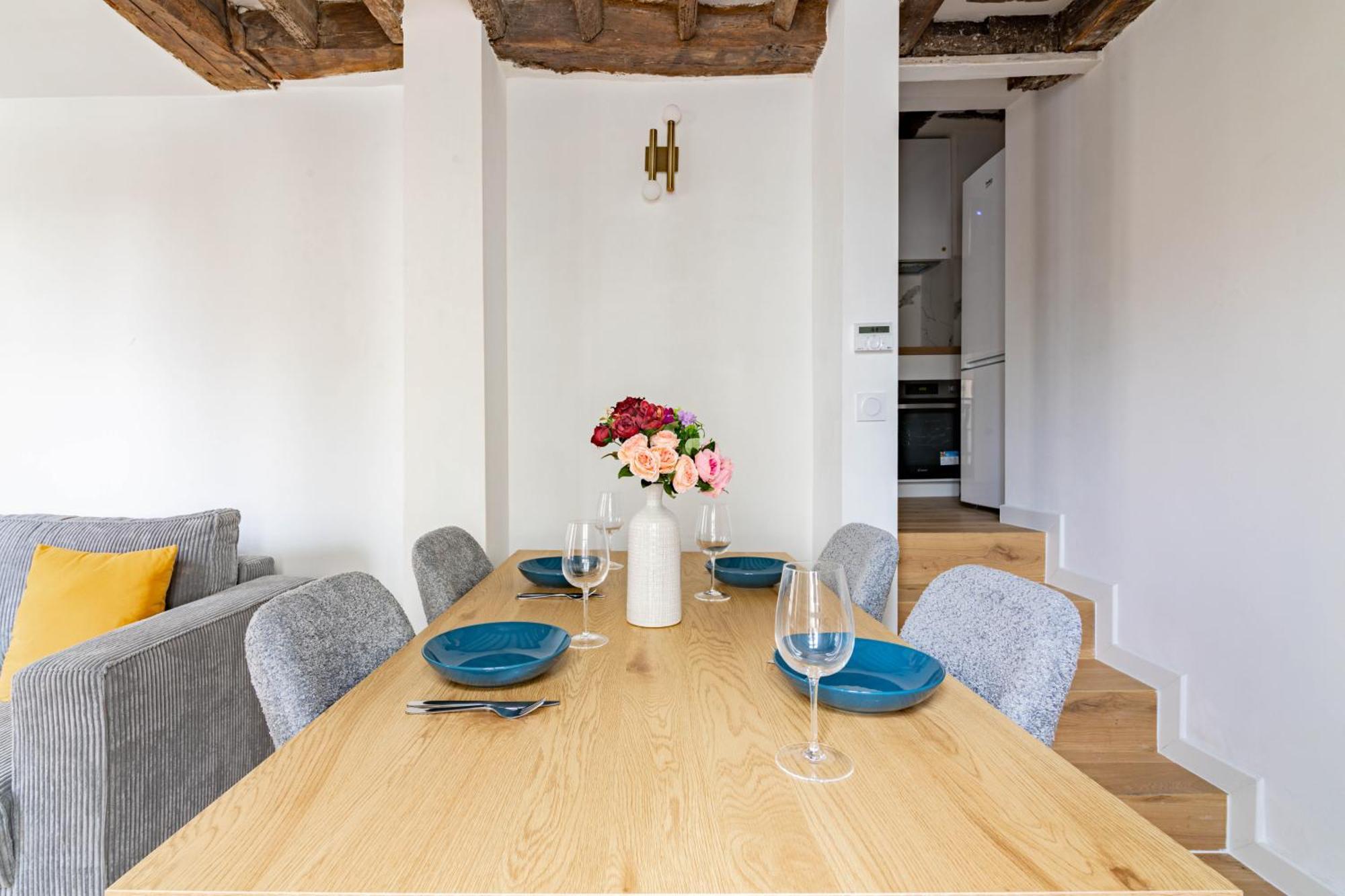 Appartement Quartier Fontaine Chatelet Les Halles Free Netflix Parijs Buitenkant foto