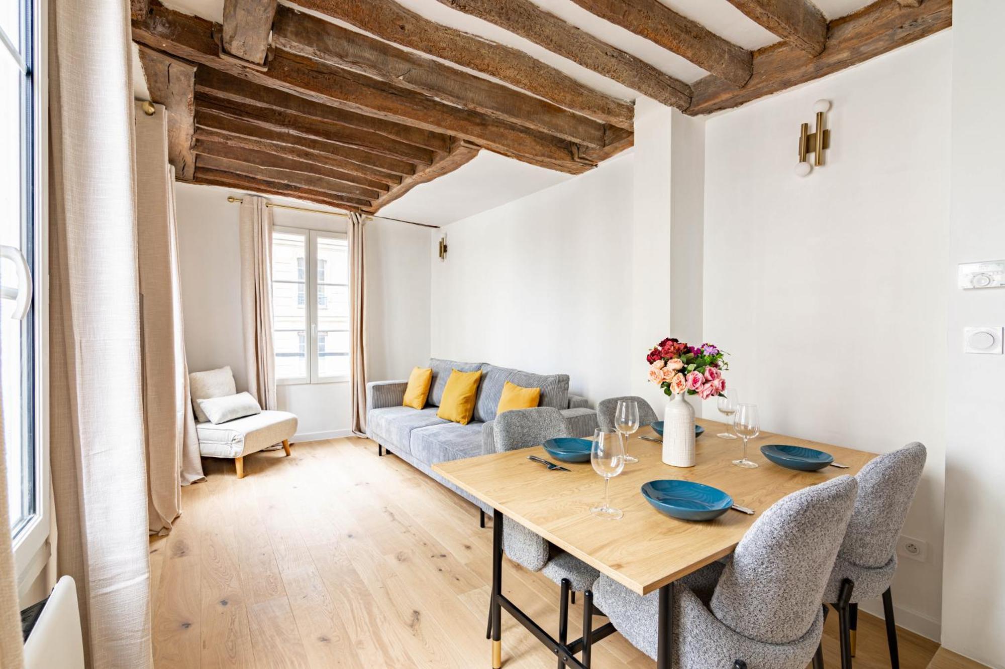 Appartement Quartier Fontaine Chatelet Les Halles Free Netflix Parijs Buitenkant foto