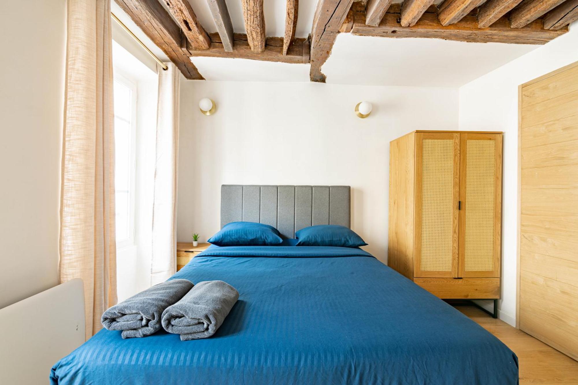 Appartement Quartier Fontaine Chatelet Les Halles Free Netflix Parijs Buitenkant foto