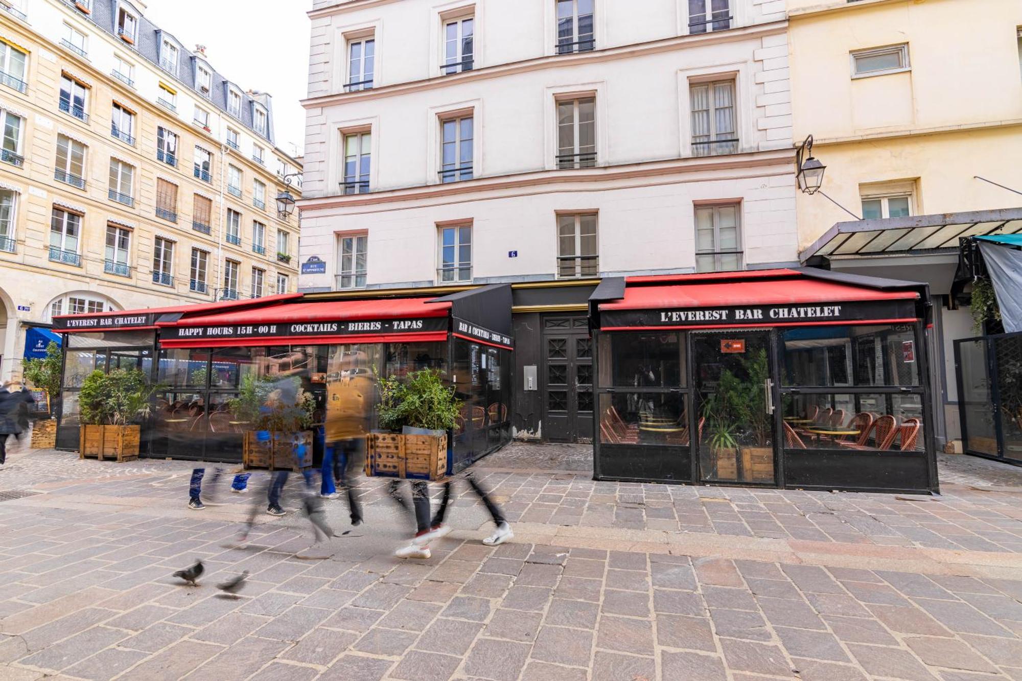 Appartement Quartier Fontaine Chatelet Les Halles Free Netflix Parijs Buitenkant foto